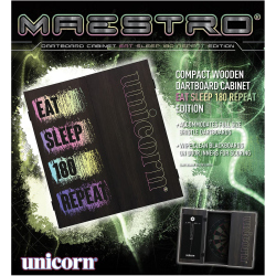 Unicorn Maestro Eat, Sleep, 180, Repeat Dart Kabinett