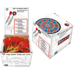 100er Pack BULLS Eco Soft Darts 6/8mm 16 g