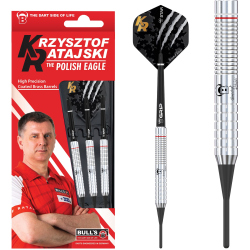 BULLS Krzysztof Ratajski Brass Silver Soft Darts 18 g