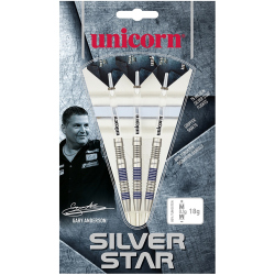 Unicorn Silver Star Gary Anderson Steel Darts 21 g