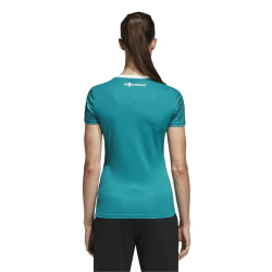 adidas DFB Deutschland Ausw&auml;rtstrikot Damen inkl. Wunschname und -Nummer gr&uuml;n/wei&szlig; XS