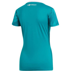 adidas DFB Deutschland Ausw&auml;rtstrikot Damen inkl. Wunschname und -Nummer gr&uuml;n/wei&szlig; XS