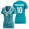 adidas DFB Auswärtstrikot Damen inkl. Wunschname und -Nummer grün/weiß M