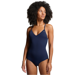PUMA Swim V-Neck Crossback Badeanzug Damen