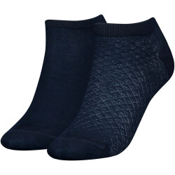 2er Pack TOMMY HILFIGER Diamond Structure Sneakersocken...