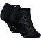 2er Pack TOMMY HILFIGER Diamond Structure Sneakersocken Damen 001 - black 35-38