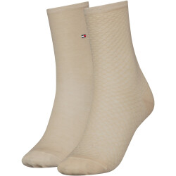 2er Pack TOMMY HILFIGER Diamond Structure Socken Damen...