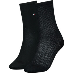 2er Pack TOMMY HILFIGER Diamond Structure Socken Damen...
