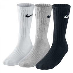 3er Pack NIKE Cushioned Value Crew Sportsocken sortiert S...