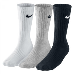 3er Pack NIKE Value Crew Sportsocken sortiert S (34-38)