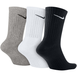 3er Pack NIKE Cushioned Value Crew Sportsocken 965 - multi-color M (38-42)