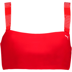 PUMA Swim Bandeau Bikini-Oberteil Damen 02 - red XS