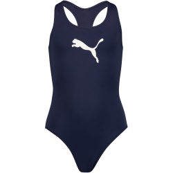 PUMA Swim Racerback Badeanzug Mädchen 01 - navy 116