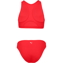 PUMA Swim Racerback Bikini Mädchen 02 - red 116