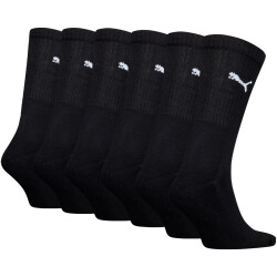 6er Pack PUMA Crew Socken 01 - black 35-38