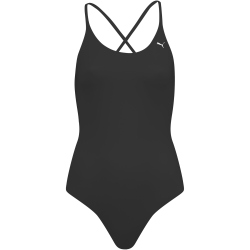 PUMA Swim V-Neck Crossback Badeanzug Damen 03 - black XS