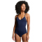 PUMA Swim V-Neck Crossback Badeanzug Damen 01 - navy XS