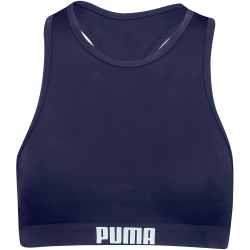 PUMA Swim Racerback Bikini-Oberteil Damen 03 - navy XS