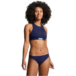 PUMA Swim Racerback Bikini-Oberteil Damen 03 - navy XS