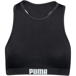 PUMA Swim Racerback Bikini-Oberteil Damen 02 - black XS