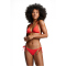 PUMA Swim Side Tie Bikinihose Damen 01 - red XS