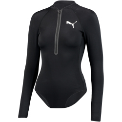 PUMA Swim langarm Surfanzug Damen 01 - black XS