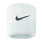 2er Pack NIKE Swoosh Schweißbänder weiß
