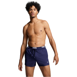 PUMA Swim Logo Shorts Length BadeShortss Herren 01 - navy XS