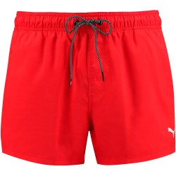 PUMA Swim Shorts Length Badeshorts Herren 02 - red XS