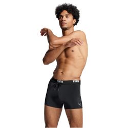PUMA Swim Logo Badehose Herren 04 - black XS