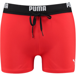 PUMA Swim Logo Badehose Herren 02 - red XS