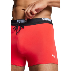 PUMA Swim Logo Badehose Herren 02 - red XS