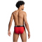 PUMA Swim Logo Brief Badehose Herren 02 - red XS