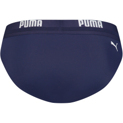PUMA Swim Logo Brief Badehose Herren 01 - navy XS