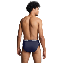 PUMA Swim Logo Brief Badehose Herren 01 - navy XS