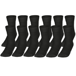 12er Pack JAKO Sportsocken schwarz 47-50