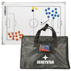 DERBYSTAR Fußball Taktiktafel mit Tasche weiß