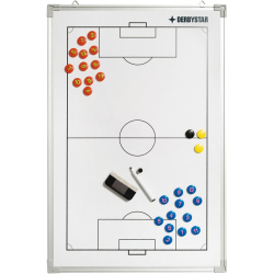DERBYSTAR Fußball Taktiktafel mit Tasche weiß