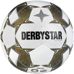 DERBYSTAR Brillant APS Fußball weiß/gold 5