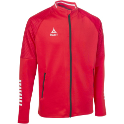 Select Monaco Trainingsjacke Kinder rot/weiß 116