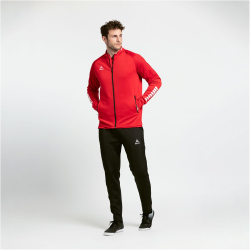 Select Monaco Trainingsjacke Kinder rot/weiß 116