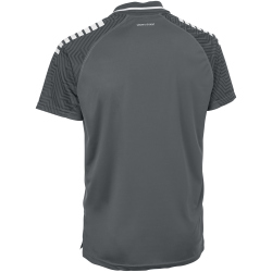 DERBYSTAR Primo Poloshirt Herren grau/weiß M