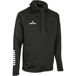 DERBYSTAR Primo Kapuzenjacke Kinder schwarz/weiß 116