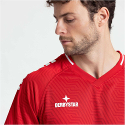 DERBYSTAR Primo Fußballtrikot Herren rot/weiß S