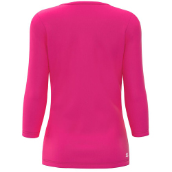BIDI BADU Crew V-Neck Tennis-Langarmshirt Damen