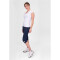 BIDI BADU Crew V-Neck Tennisshirt Damen WH - white M