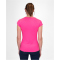 BIDI BADU Crew V-Neck Tennisshirt Damen PK - pink S