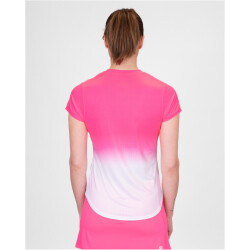 BIDI BADU Crew Tennisshirt Damen PKWH - pink, white M