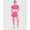 BIDI BADU Crew Tennisshirt Damen PKWH - pink, white M