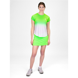 BIDI BADU Crew Tennisshirt Damen NGNWH - neon green,...
